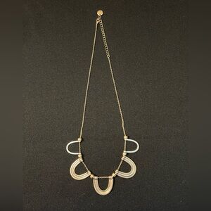 Plunder Gold and Silver Geometric Necklace